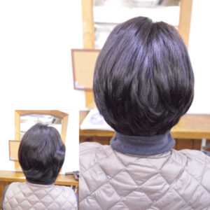 くせ毛を生かす髪型-ショートボブ